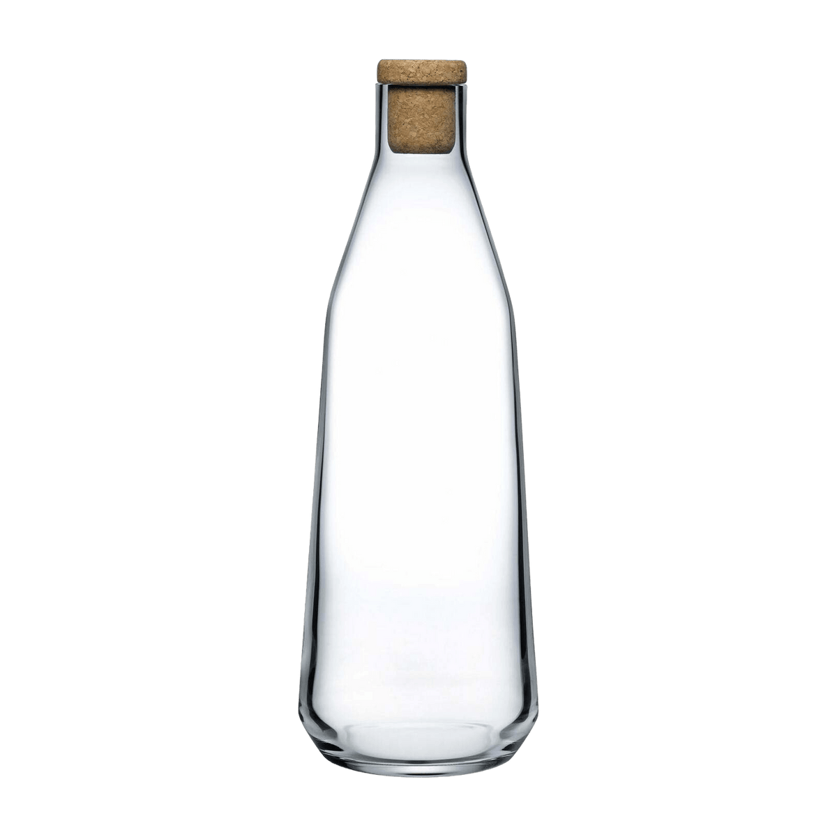 Rhythm Water Carafe Clear With Cork Stopper - Nude Glass - The Cool Republic