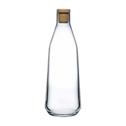 Rhythm Water Carafe Clear With Cork Stopper - Nude Glass - The Cool Republic