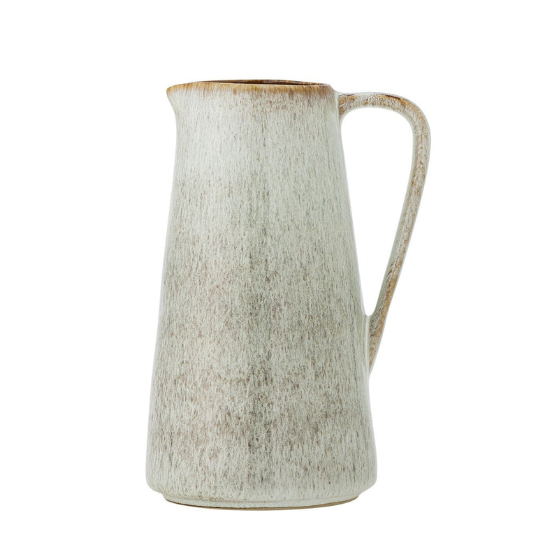 Carafe en grès beige avec motif moucheté 13x24cm Fleur - Bloomingville - The Cool Republic