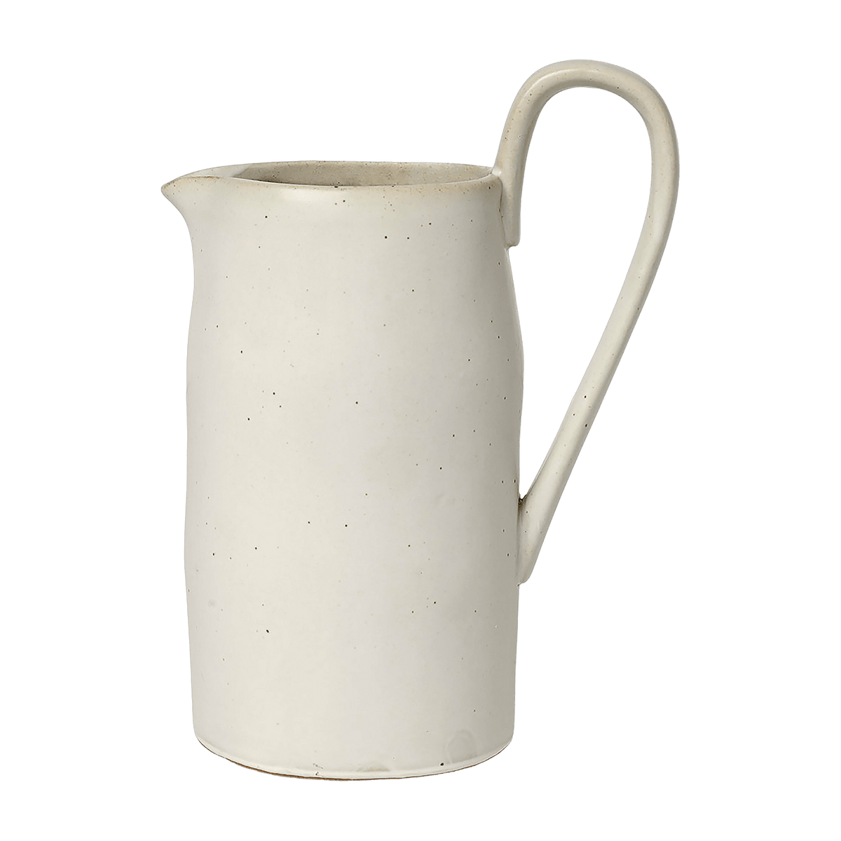 Carafe en porcelaine blanc cassé 1 L Flow - Ferm Living - The Cool Republic