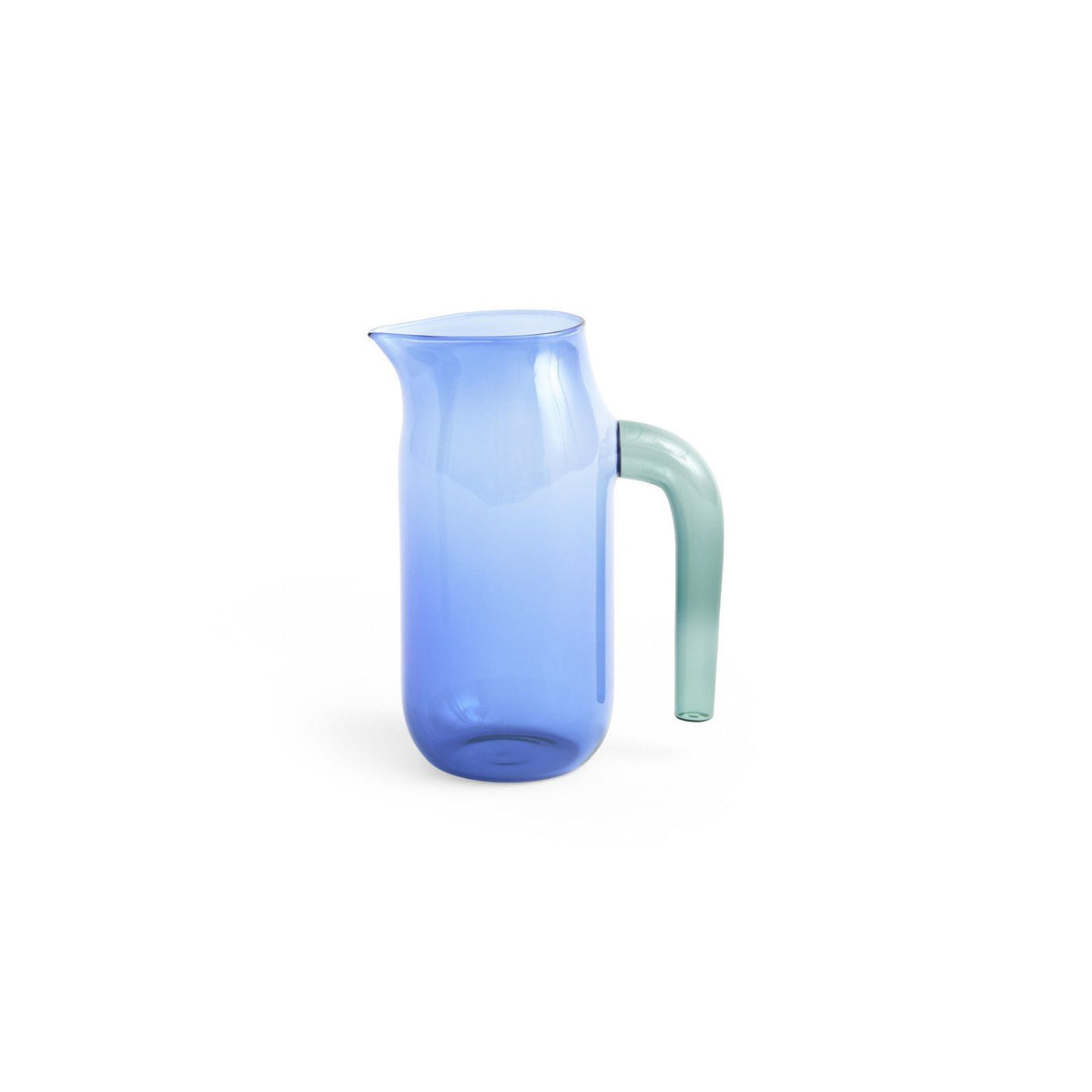 Carafe en verre bleu 19 x 19 x 26,7 cm Jug - HAY - The Cool Republic