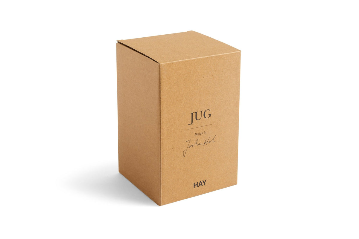 Carafe en verre rose et vert 10 x 10 x 16 cm Jug - HAY - The Cool Republic