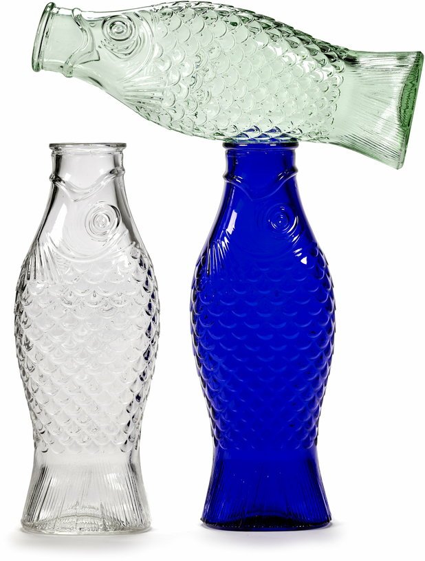 Carafe en verre transparent 85cL Fish&Fish - Serax - The Cool Republic