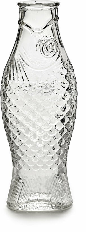 Carafe en verre transparent 85cL Fish&Fish - Serax - The Cool Republic