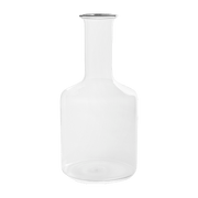Carafe en verre transparent avec bord noir Rim - HAY - The Cool Republic