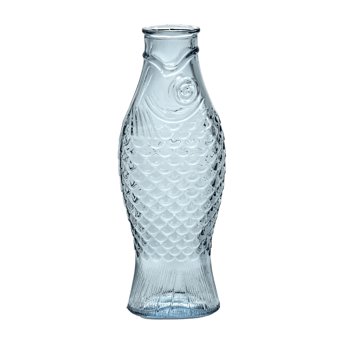 Carafe en verre transparent bleu clair 85cL Fish&Fish - Serax - The Cool Republic