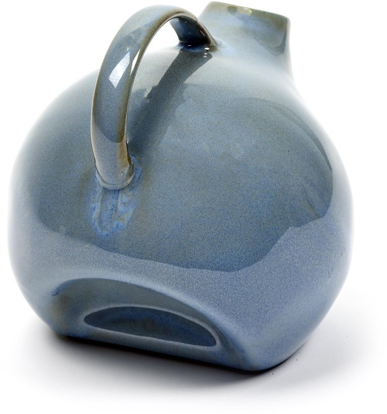 Carafe inclinée en grès bleu gris L - Serax - The Cool Republic