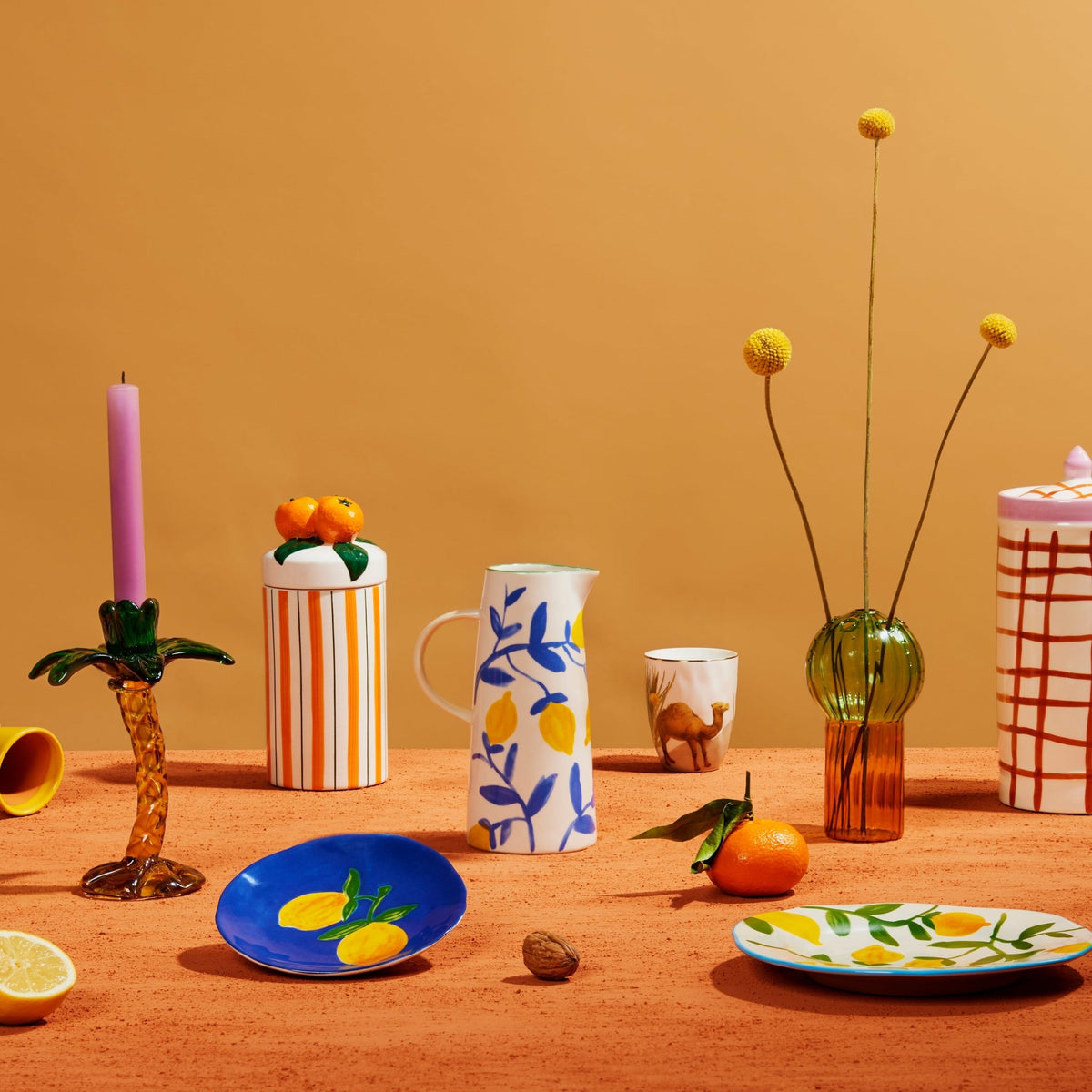 Carafe motifs citrons Lemon Twig - &Klevering - The Cool Republic