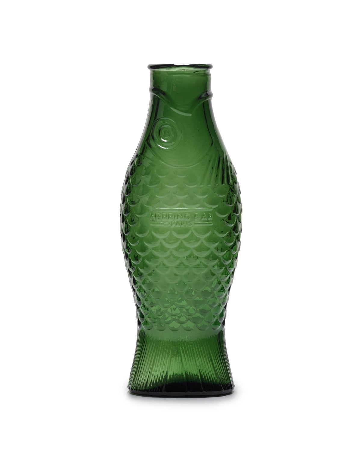 Carafe poisson en verre vert foncé 85cl Fish - Serax - The Cool Republic