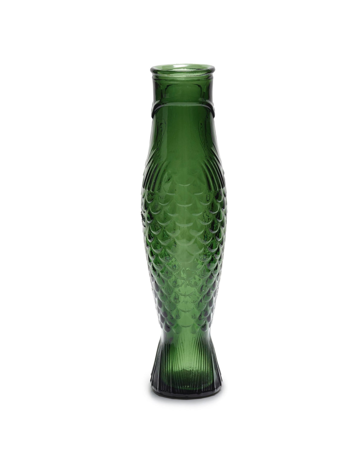 Carafe poisson en verre vert foncé 85cl Fish - Serax - The Cool Republic