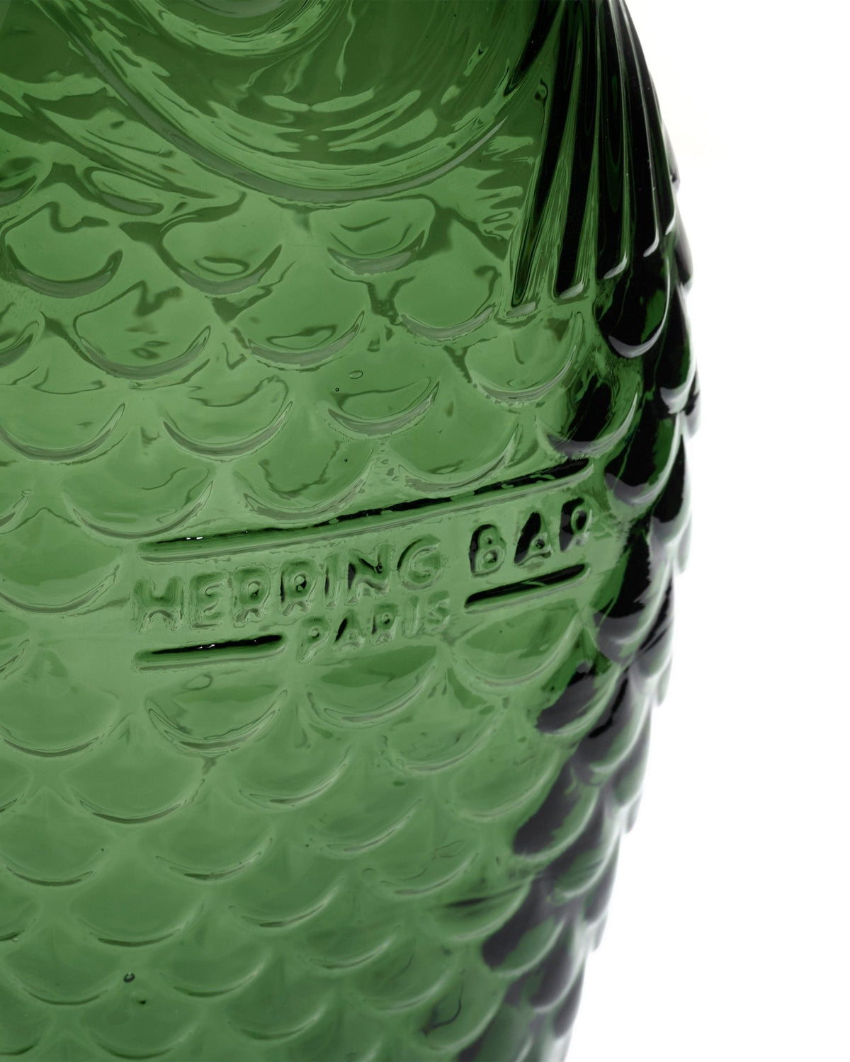 Carafe poisson en verre vert foncé 85cl Fish - Serax - The Cool Republic