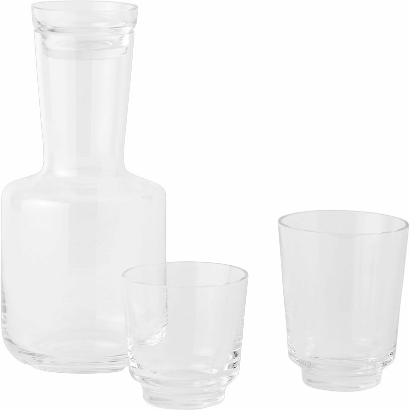 Carafe transparente en verre Raise - Muuto - The Cool Republic
