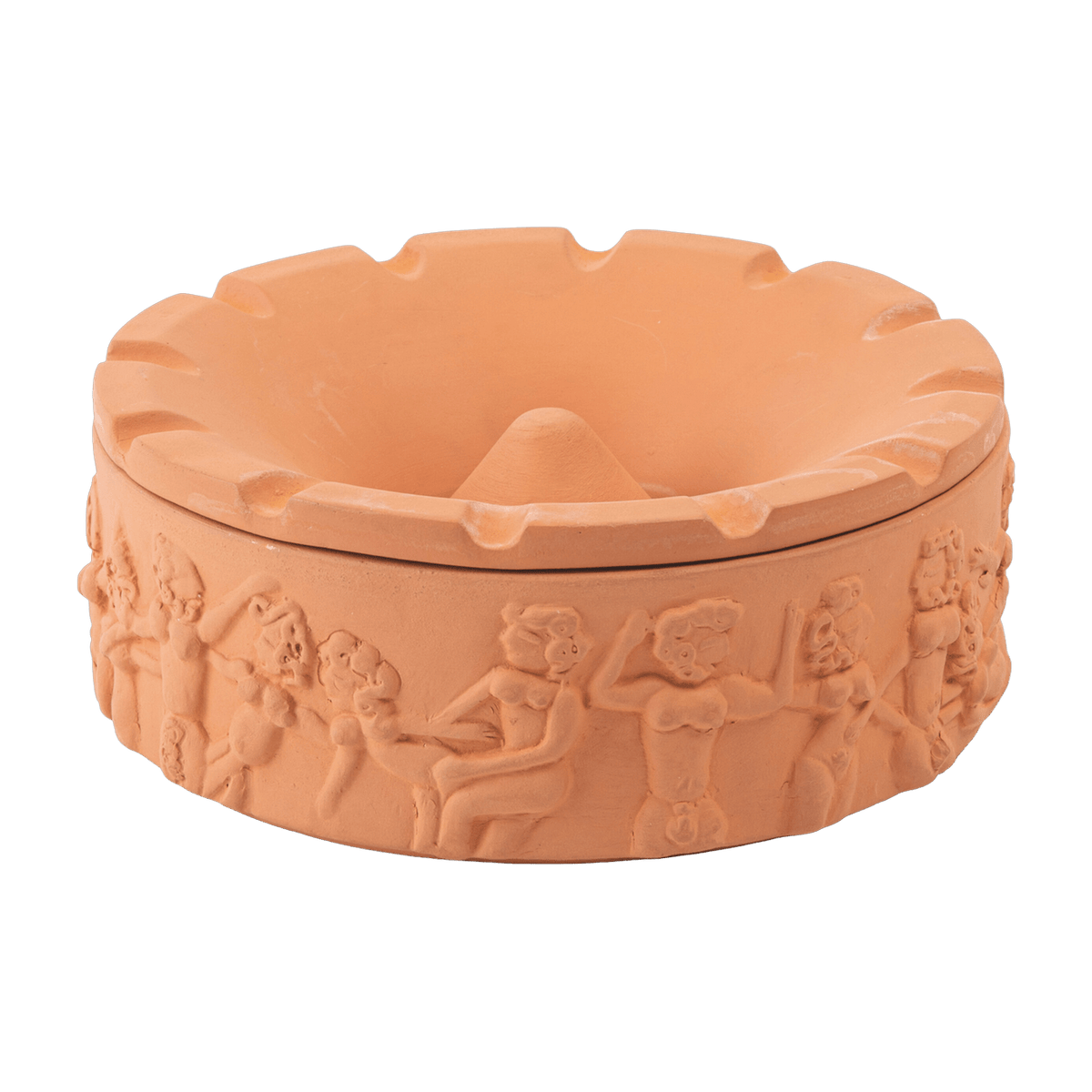 Cendrier en terre cuite 5,5 x 15 cm Dialogues - Seletti - The Cool Republic
