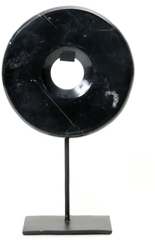 Cercle en marbre noir décoratif M - Bazar Bizar - The Cool Republic