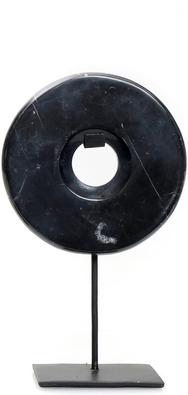 Cercle en marbre noir décoratif S - Bazar Bizar - The Cool Republic
