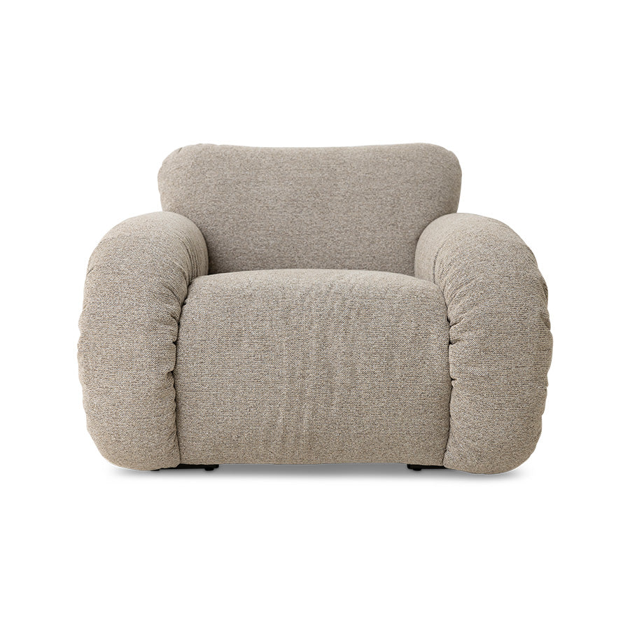 Poltrona Arc Lounge Frame Ash Sneak Beige - HKLiving