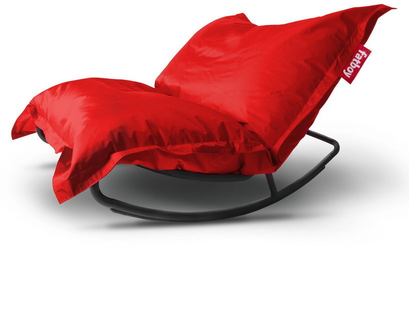 Chaise à bascule pour pouf Original noire Rock'n'Roll - Fatboy - The Cool Republic