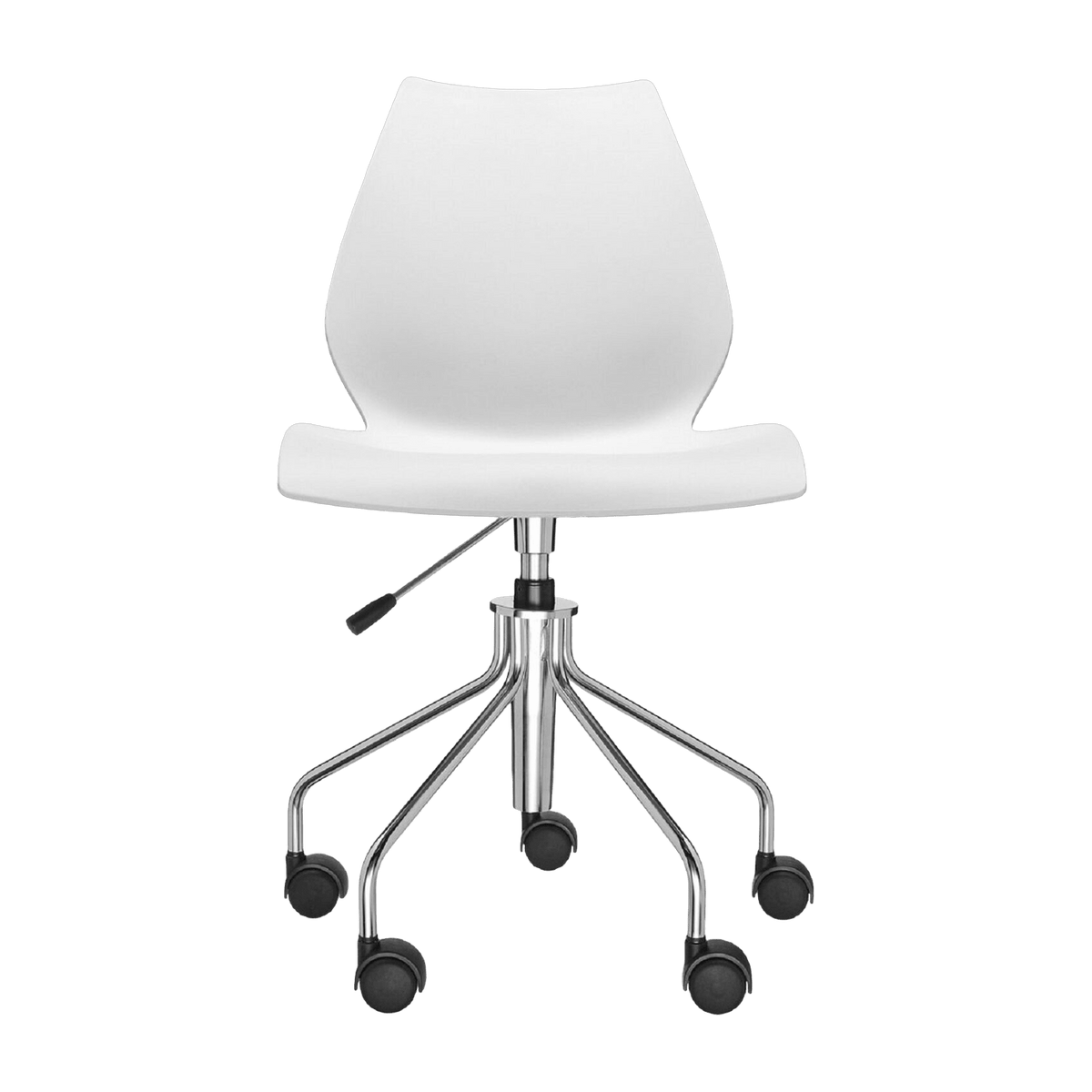 Chaise à roulettes blanche Maui - Kartell - The Cool Republic