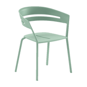 Chaise avec accoudoir en aluminium vert 53 x 61 cm Ria - Fast Spa - The Cool Republic