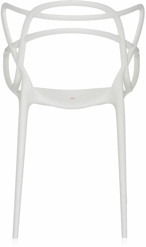 Chaise avec accoudoirs blanche Masters - Kartell - The Cool Republic