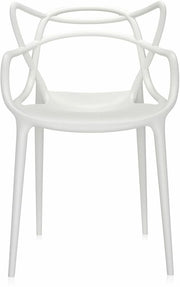 Chaise avec accoudoirs blanche Masters - Kartell - The Cool Republic