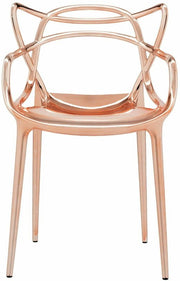 Chaise avec accoudoirs cuivrée Masters - Kartell - The Cool Republic