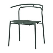 Chaise avec accoudoirs en acier vert Novo - AYTM - The Cool Republic