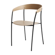 Missing oak chair with armrests - New Works - The Cool Republic