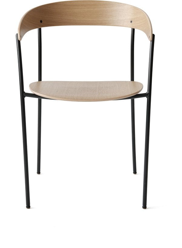 Chaise avec accoudoirs en chêne Missing - New Works - The Cool Republic