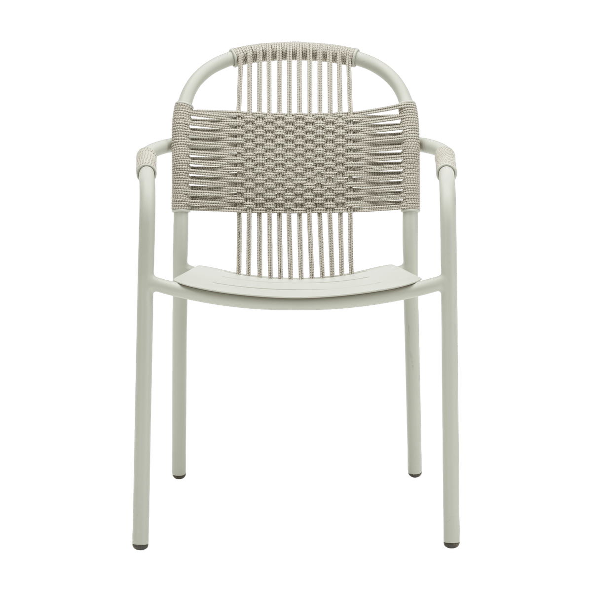 Chaise avec accoudoirs en corde beige 59 x 86 cm Cleo - Vincent Sheppard - The Cool Republic