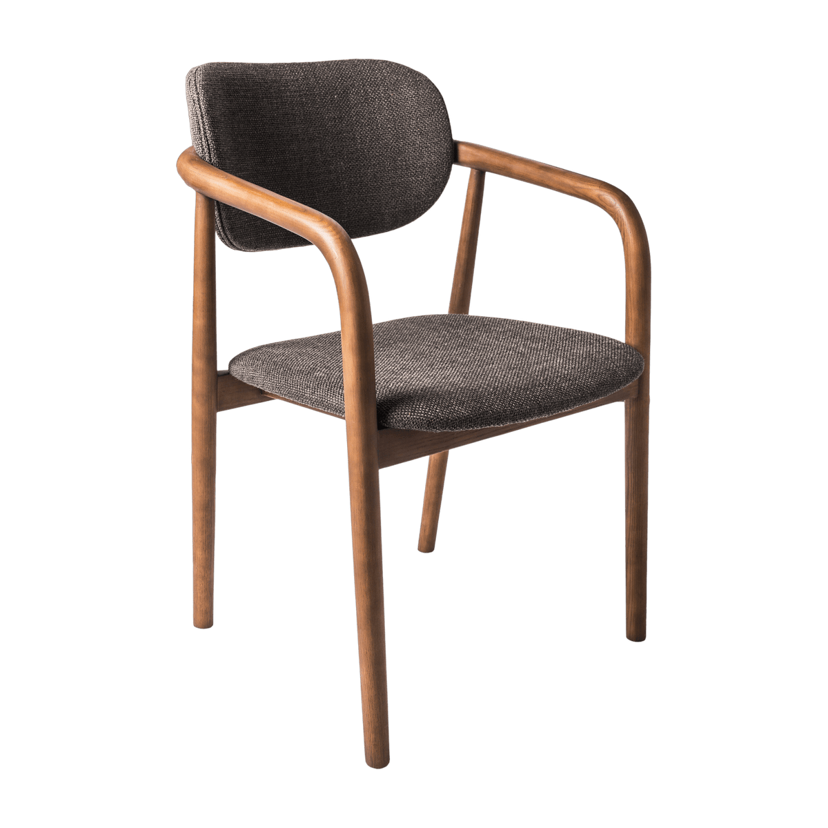 Chaise avec accoudoirs en frêne gris Henry - Pols Potten - The Cool Republic