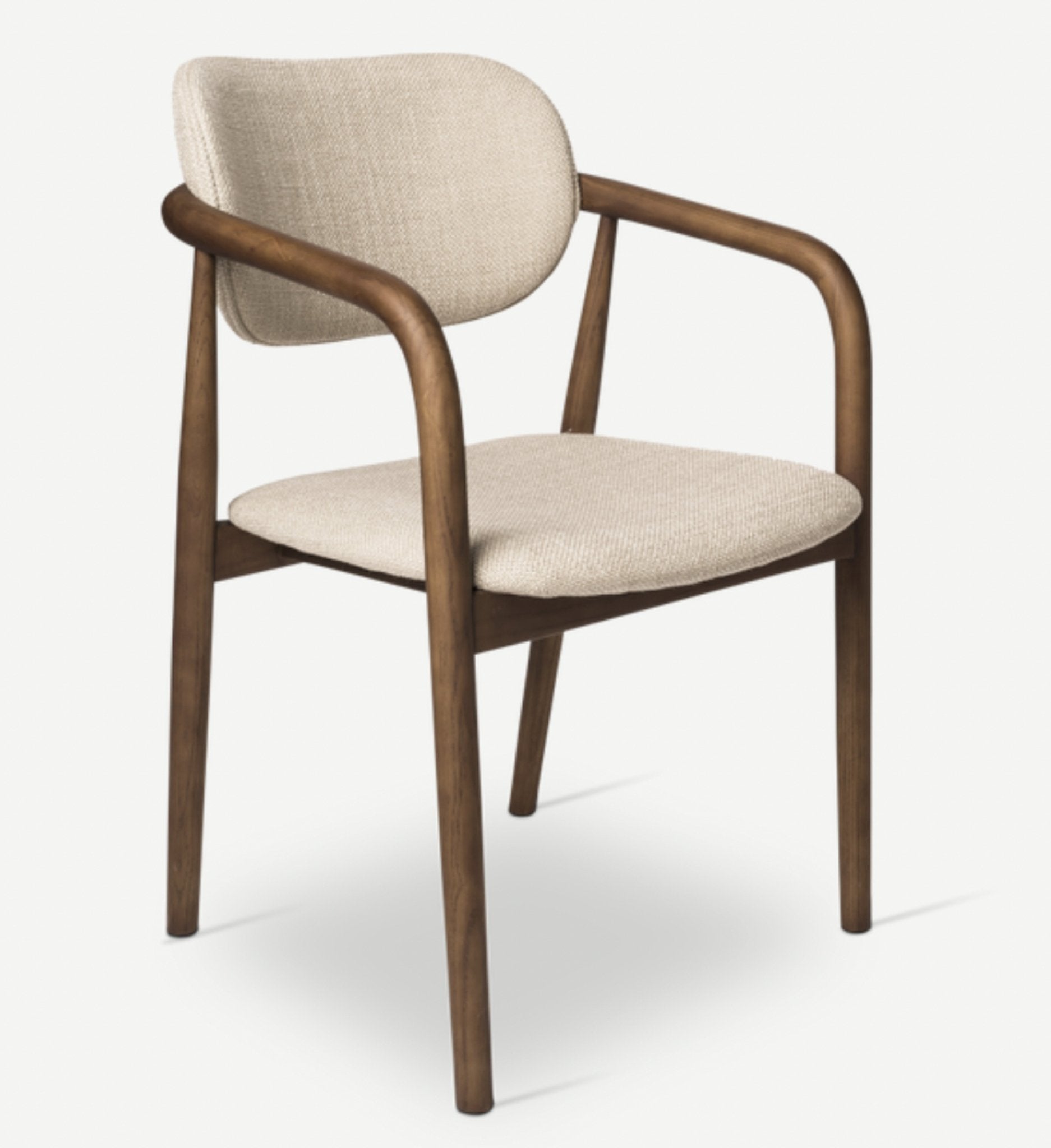 Chaise avec accoudoirs en frêne marron Henry - Pols Potten - The Cool Republic
