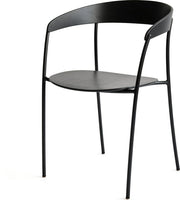 Chaise avec accoudoirs en frêne teinté Missing - New Works - The Cool Republic