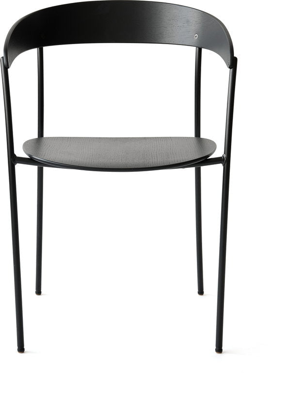 Chaise avec accoudoirs en frêne teinté Missing - New Works - The Cool Republic