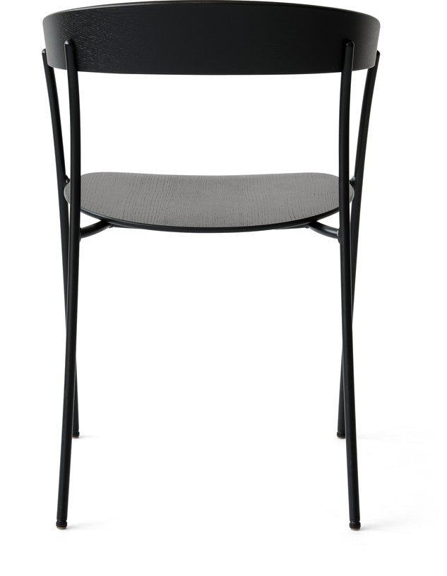 Chaise avec accoudoirs en frêne teinté Missing - New Works - The Cool Republic