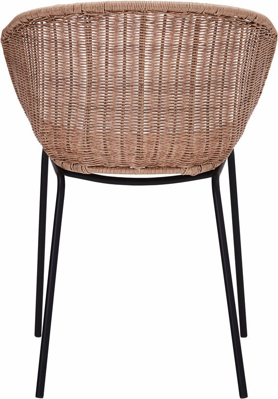 Chaise avec accoudoirs en osier Hapur - House Doctor - The Cool Republic