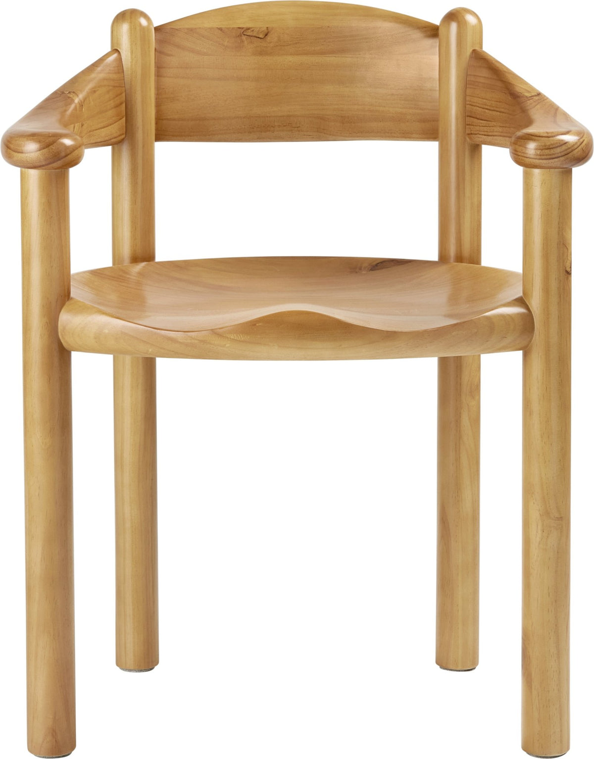 Chaise avec accoudoirs en pin Golden Daumiller - Gubi - The Cool Republic