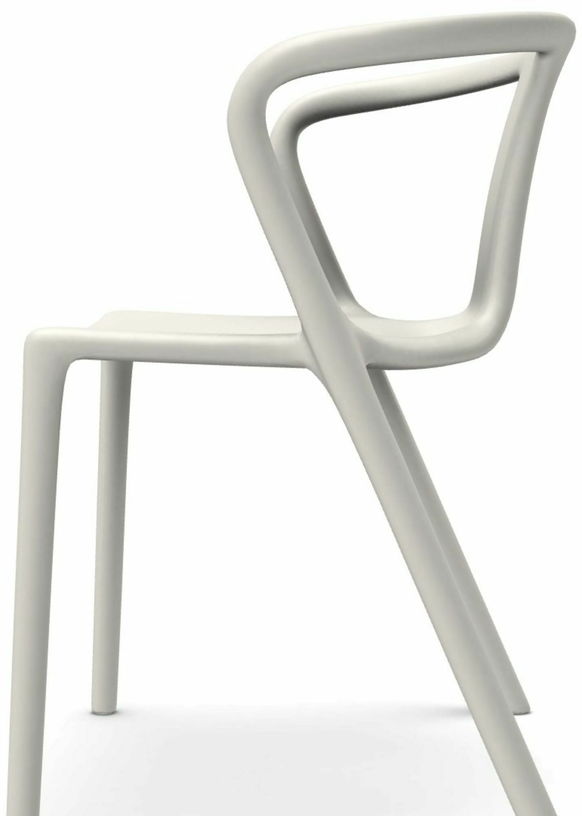 Chaise avec accoudoirs en polypropylène blanche Air - Magis - The Cool Republic
