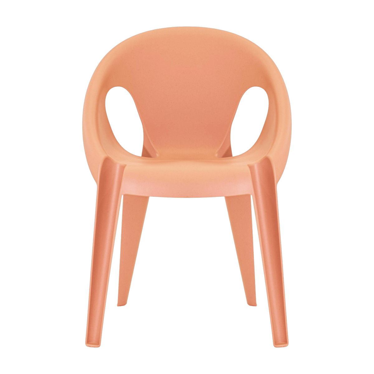 Chaise avec accoudoirs en polypropylène recyclé orange Bell - Magis - The Cool Republic