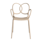 Sissi pink polypropylene chair with arms - Driade - The Cool Republic