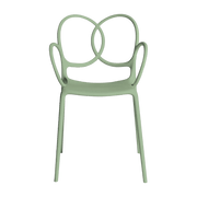 Chaise avec accoudoirs en polypropylène verte Sissi - Driade - The Cool Republic