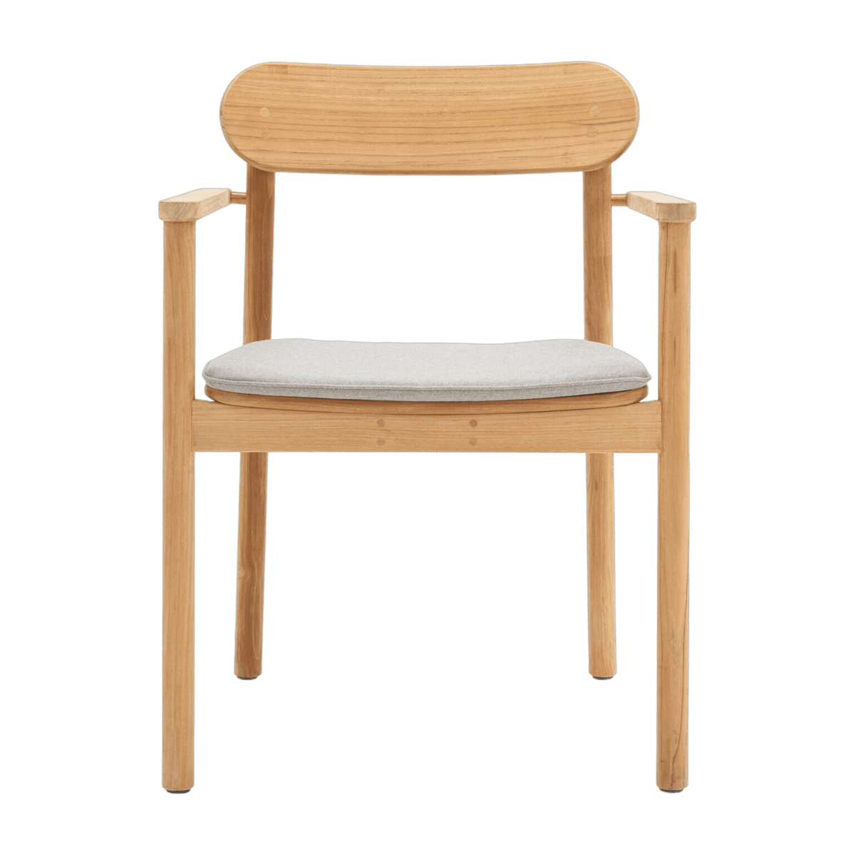 Chaise avec accoudoirs en teck 59 x 80 cm Freya - Vincent Sheppard - The Cool Republic