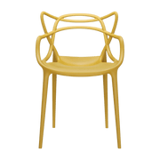 Chaise avec accoudoirs jaune Masters - Kartell - The Cool Republic