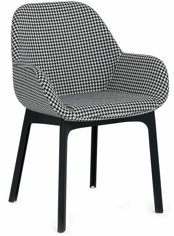 Chaise avec accoudoirs noir Clap - Kartell - The Cool Republic