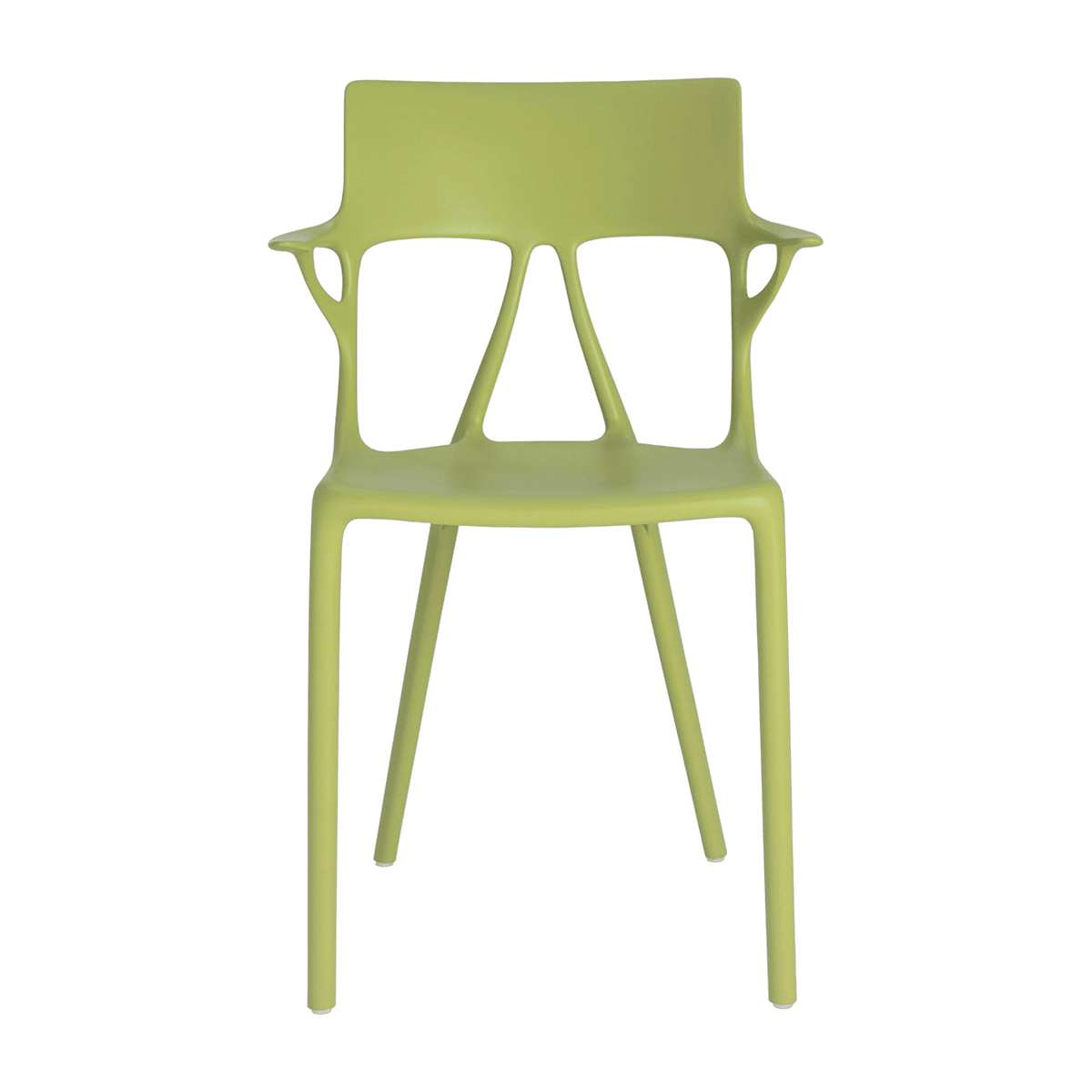 Chaise avec accoudoirs verte A.I - Kartell - The Cool Republic