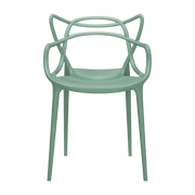 Chaise avec accoudoirs verte Masters - Kartell - The Cool Republic