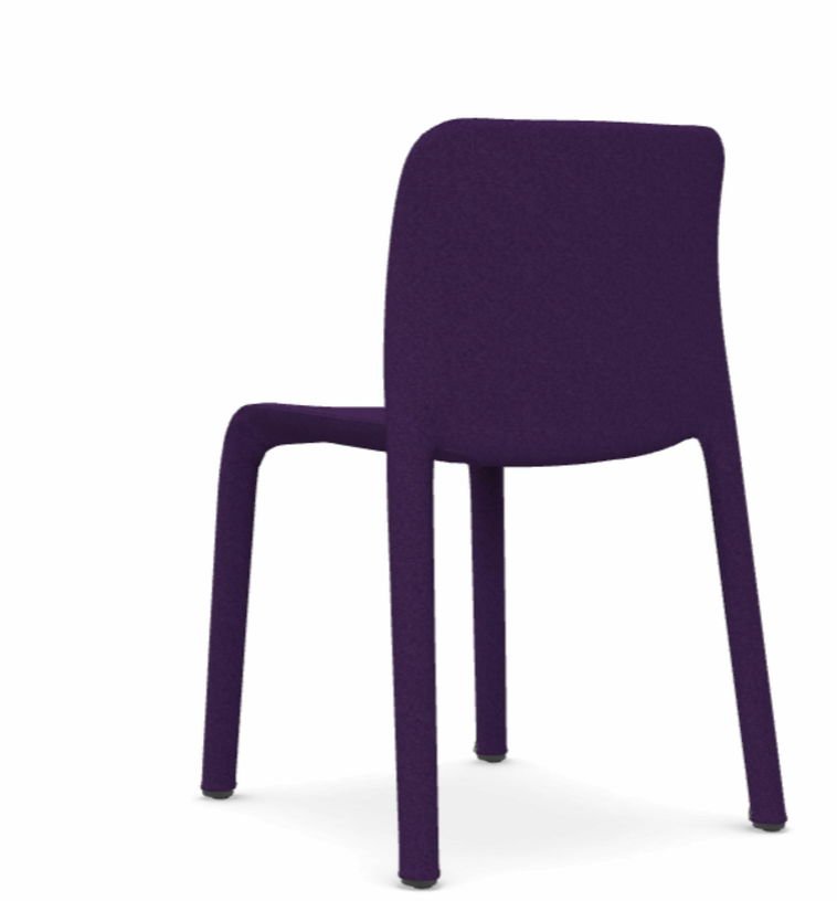 Chaise avec housse en tissu violet First Dressed - Magis - The Cool Republic