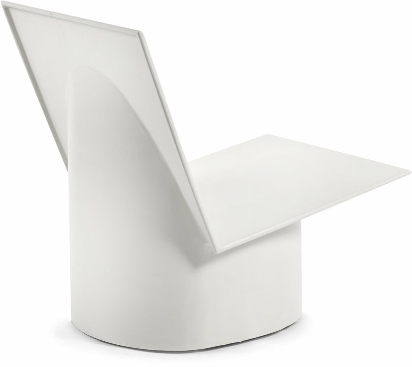 Chaise basse en acier blanche Valérie - Serax - The Cool Republic