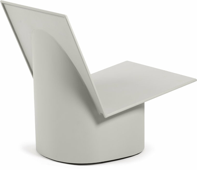 Chaise basse en acier gris clair Valérie - Serax - The Cool Republic