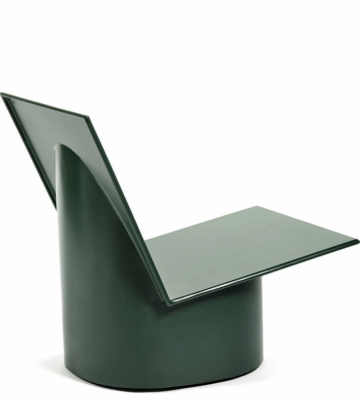 Chaise basse en acier verte Valérie - Serax - The Cool Republic